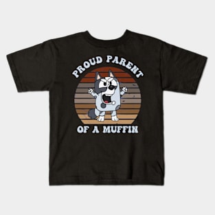 proud parent of a muffin Kids T-Shirt